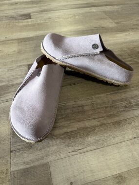 Birkenstock Dusty Pink Suede Slip-On Mule